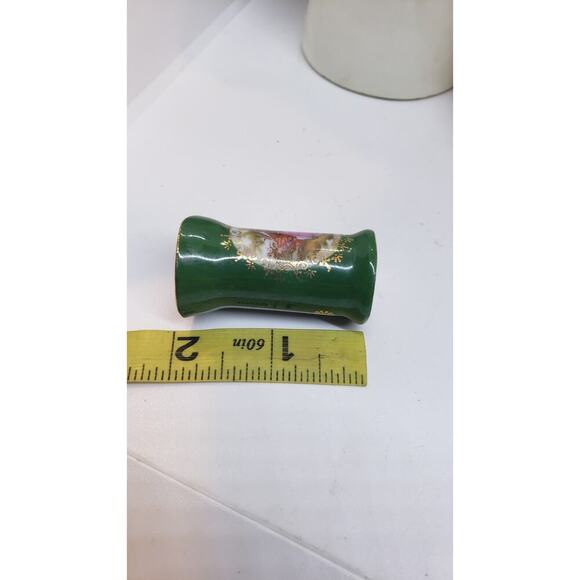 Vintage Limoges Miniature Pitcher Porcelain with 24k Gold Trim Courting Couple - Picture 10 of 10